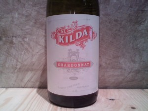 Label on Australian wine by St. Kilda