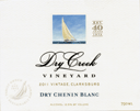 Label for Dry Creek Vineyards 2011 Chenin Blanc