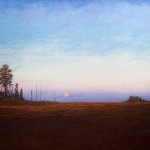 Pastel of night sky by Stan Sperlak