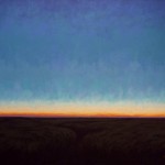 pastel of sunset by Stan Sperlak