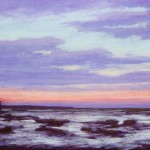 Pastel of early evening by Stan Sperlak