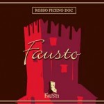 label on Fausti FAusto Rosso Piceno