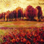 painting of poppy field by Maurice Sevigny